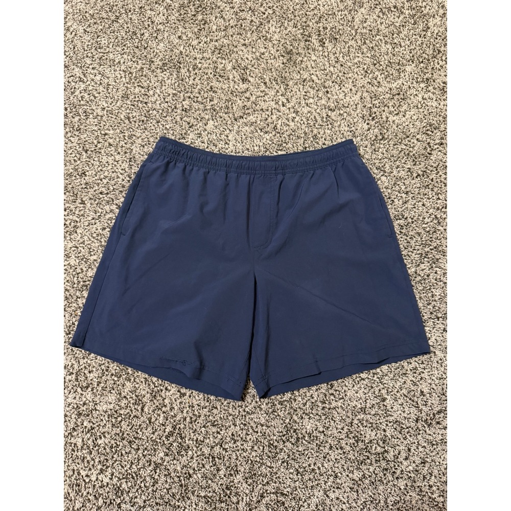 Chubbies Performance Shorts Mens Medium Navy Blue Excellent 7" Tropical Liner